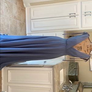 NWOT Dance the night away Lulus slate blue dress